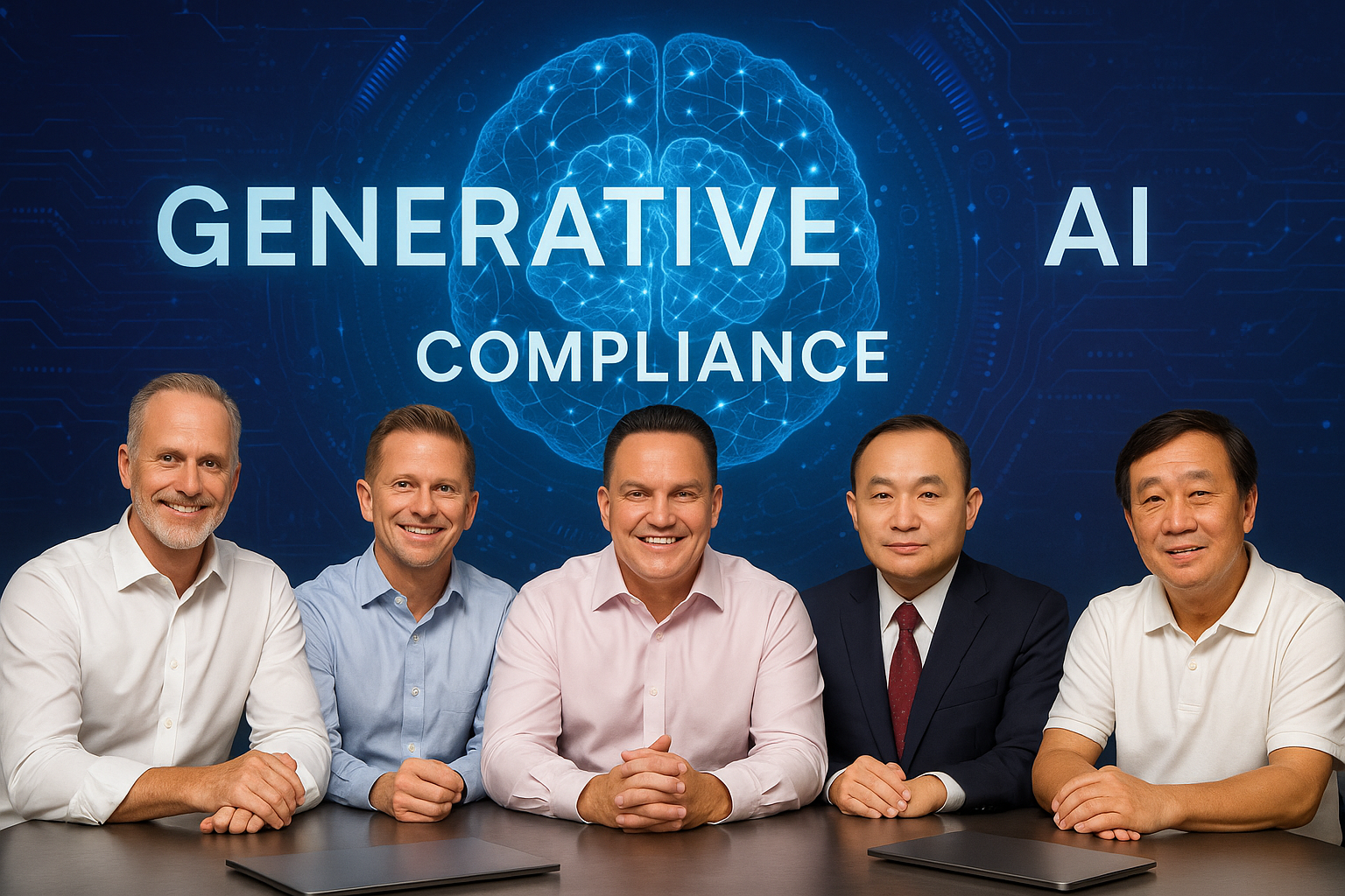 GlobalComplyAI team discussing Generative AI and Compliance